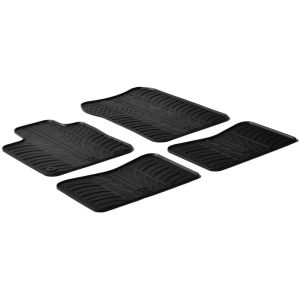 Gledring Fussmatten Schwarz Gummi Renault Twingo