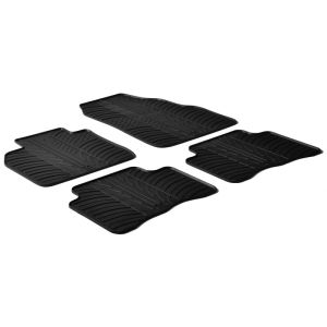 Gledring Fussmatten Schwarz Gummi Renault Mégane, Scenic