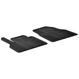 Gledring Fussmatten Schwarz Gummi Renault Kangoo