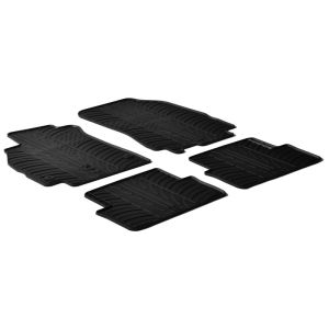 Gledring Fussmatten Schwarz Gummi Renault Mégane