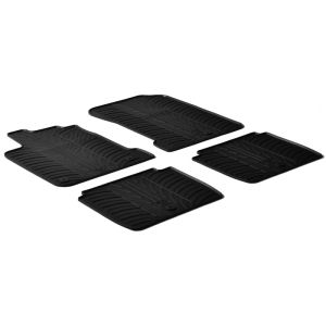 Gledring Fussmatten Schwarz Gummi Renault Latitude