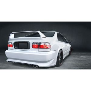 SK-Import Hinten Stoßstange Unbemalt Polyester Honda Civic