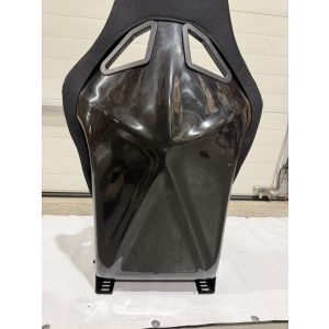 NRG Innovations Schalensitz Street / Track Comfort Style ZWEITE CHANCE Schwarz Glasfaser