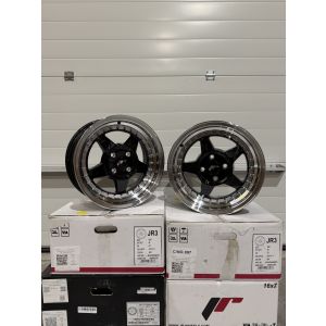 JR-Wheels JR6 ZWEITE CHANCE Felgen 15 Zoll 7J ET20-35 Custom PCD Gloss Black Machined Lip