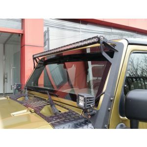 SK-Import Halterung für Lichtleiste Schwarz Stahl Jeep Wrangler