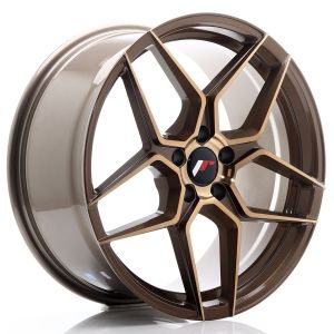 JR-Wheels JR34 Felgen 19 Zoll 8.5J ET35 5x120 Platinum Bronze