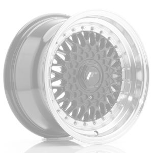 JR-Wheels JR9 Felgen 17 Zoll 7.5J ET20-35 Custom PCD Gloss Black Machined Lip
