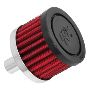 K&N Entlüftungsfilter Stahlgrundplatte Rot