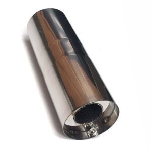 M2 Motorsport Geräuschdämpfer Hornet Style Long 90mm Edelstahl