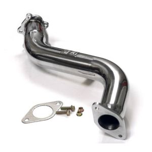 M2 Motorsport Downpipe Poliert 76mm Edelstahl Subaru Impreza Facelift