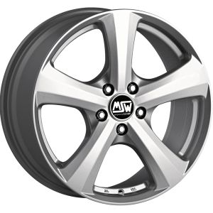 MSW MSW 19 Felgen 18 Zoll 8J ET45 5x120 Full Silber