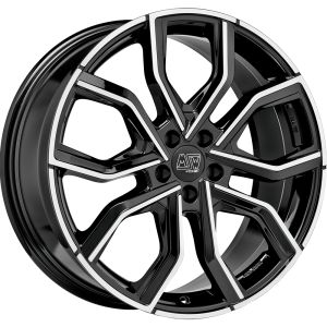 MSW MSW 41 Felgen 20 Zoll 10.5J ET40 5x112 Glanz Schwarz Machined