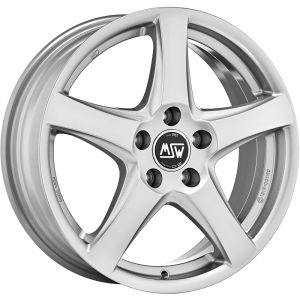 MSW MSW 78 Felgen 17 Zoll 6.5J ET46 5x112 Full Silber