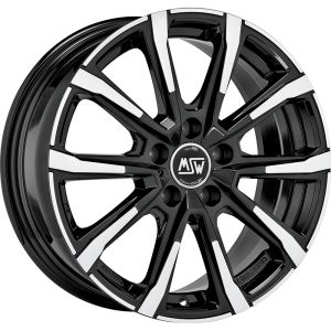 MSW MSW 79 Felgen 18 Zoll 7J ET35 5x114.3 Glanz Schwarz Machined