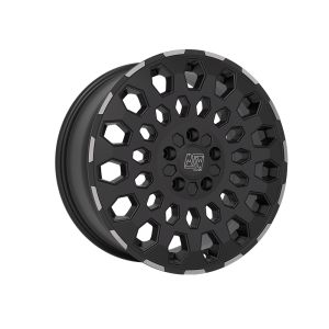 MSW MSW 99 Felgen 16 Zoll 6.5J ET60 5x160 Flat Black Polished Lip