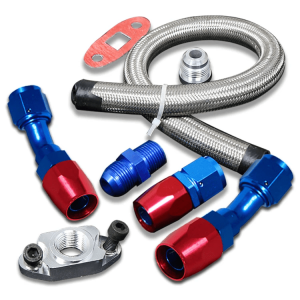 SK-Import Rücklaufleitung Turbo 10AN Edelstahl
