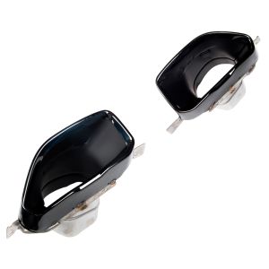 Oneway Auspuffspitzen Schwarz ABS Plastik BMW 3-serie
