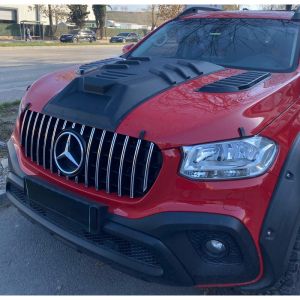 Oneway Lufteinlässe Schwarz ABS Plastik Mercedes X-Class