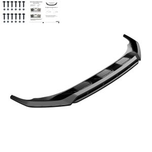 Oneway Vorne Spoilerlippe Schwarz ABS Plastik Audi Q7 Facelift