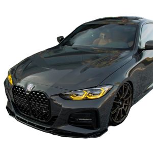 Oneway Vorne Spoilerlippe Schwarz ABS Plastik BMW 4-serie LCI