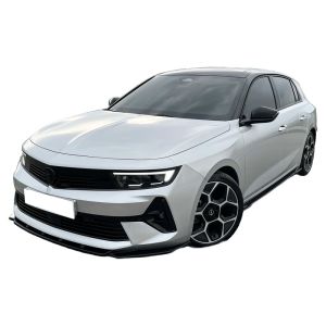 Oneway Vorne Spoilerlippe Schwarz ABS Plastik Opel Astra
