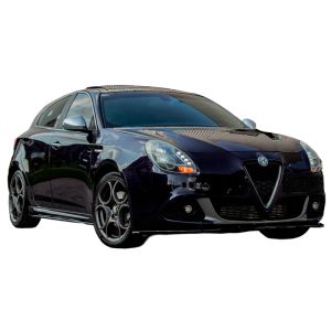 Oneway Vorne Spoilerlippe Schwarz ABS Plastik Alfa Giulietta