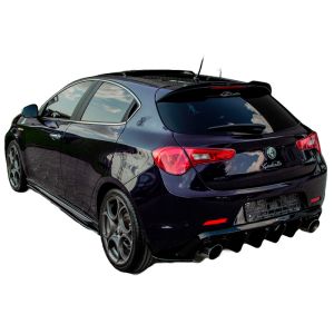 Oneway Hinten Stoßfänger Seitenteile Schwarz ABS Plastik Alfa Giulietta