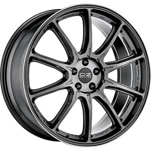 OZ-Racing Hyper XT HLT Felgen 21 Zoll 9.5J ET27 5x112 Flow Form Star Graphite Diamond Lip