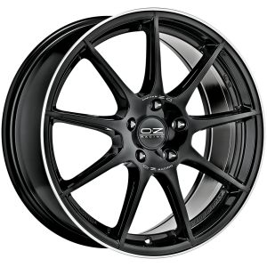 OZ-Racing Veloce GT Felgen 17 Zoll 7.5J ET35 5x112 Glanz Schwarz
