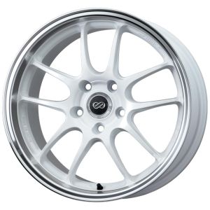Enkei PF01 Felgen 17 Zoll 8J ET50 5x114.3 White Machine Lip