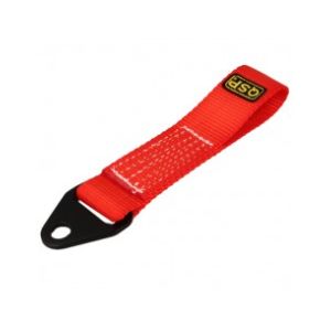 QSP Vorne Abschlepphaken Heavy Duty Rot Nylon