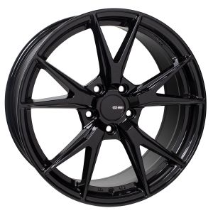 Enkei PHOENIX Felgen 18 Zoll 8J ET45 5x100 Glanz Schwarz
