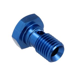 QSP Banjo Hohlschraube Blau Aluminium