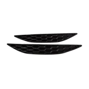 Acexxon Hinten Reflektoreinsatz Honeycomb Style Schwarz Glänzend Plastik Volkswagen Golf