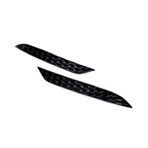 Acexxon Hinten Reflektoreinsatz Honeycomb Style Schwarz Glänzend Plastik Volkswagen Golf