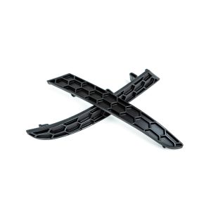 Acexxon Hinten Reflektoreinsatz Honeycomb Style Flaches Schwarz Plastik BMW X3 Pre LCI