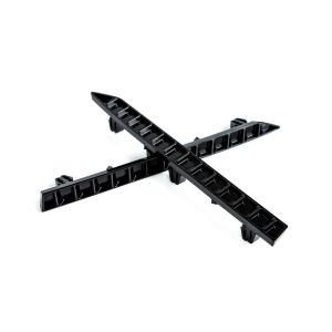 Acexxon Hinten Lamellenreflektor Horizontal Slat Style Schwarz Glänzend Plastik BMW 3-serie,4-serie