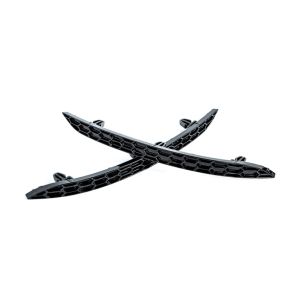 Acexxon Hinten Reflektoreinsatz Honeycomb Style Schwarz Glänzend Plastik Volkswagen Golf