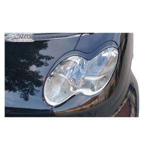 RDX Racedesign Scheinwerferabdeckungen Unbemalt ABS Plastik Smart C450 Facelift