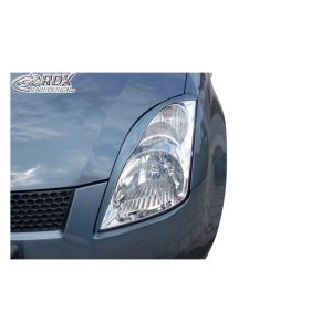 RDX Racedesign Scheinwerferabdeckungen Unbemalt ABS Plastik Suzuki Swift