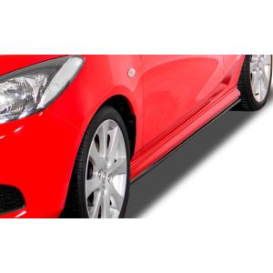 RDX Racedesign Seitenschweller Unbemalt ABS Plastik Mazda 2