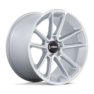 Rotiform BTL R192 Felgen 22 Zoll 10J ET25 5x130 Guss Gloss Silver Machined Face