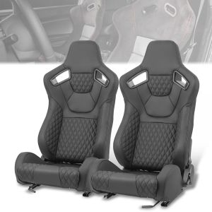 SK-Import Sitze Verstellbar Schwarz Kunstleder