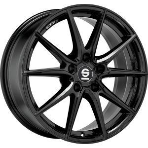 Sparco DRS Felgen 17 Zoll 7.5J ET35 5x100 Glanz Schwarz