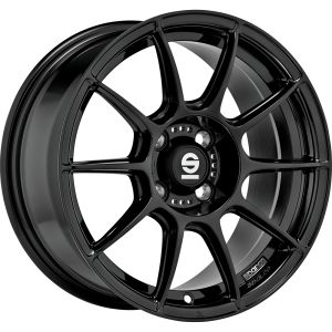 Sparco FF1 Felgen 17 Zoll 7J ET37 4x100 Glanz Schwarz