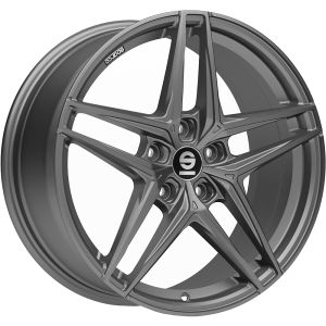Sparco Record Felgen 19 Zoll 8.5J ET44 5x112 Matt Graphit
