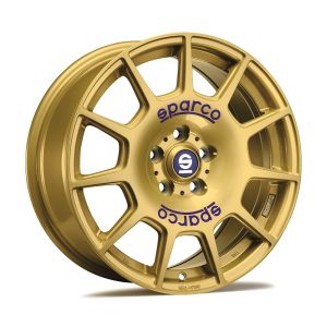 Sparco Terra Felgen 17 Zoll 7.5J ET48 5x100 Race Gold