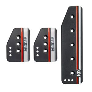 Sparco Pedalset Settanta manuelles Getriebe Schwarz Aluminium