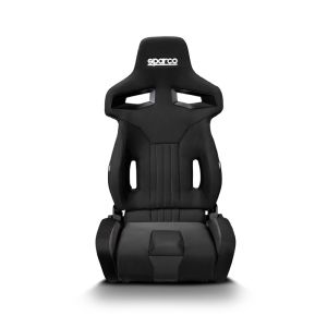Sparco Verstellbarer Sitz R333 Schwarze Kreuzstichnaht Schwarz Textil