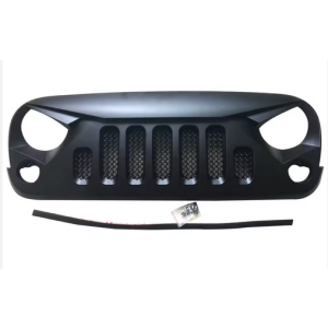 SK-Import Sport Grill Angry Style Schwarz ABS Plastik Jeep Wrangler